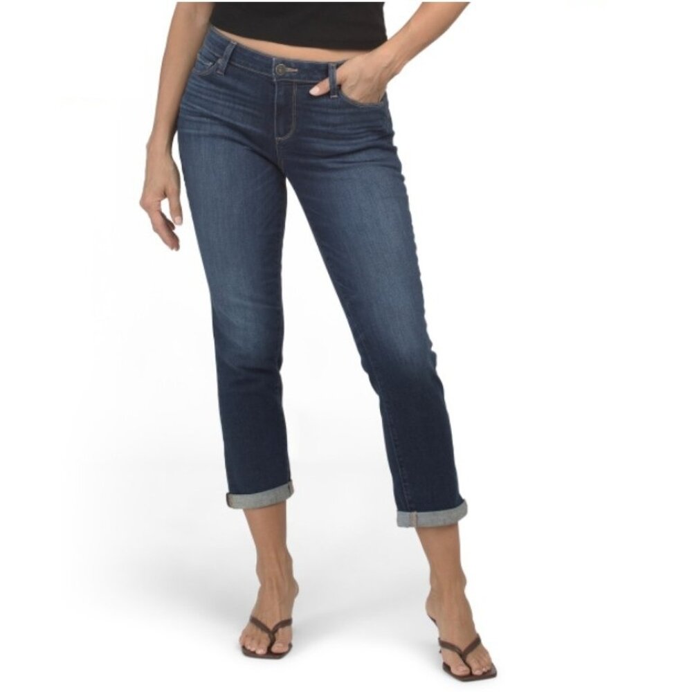 PAIGE  Brigitte Ankle Straight Leg Jeans.  Size 32